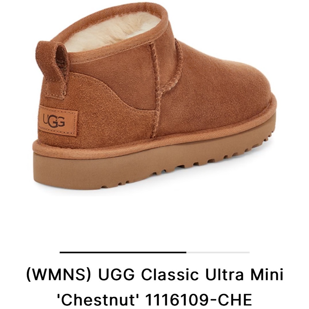 Uggs ultra minis. Chestnut brand new